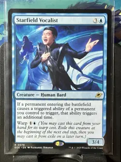 Starfield Vocalist - Reg - MTG - Edge of Eternities - EOE - 0078 - RARE ~ NM - Image 2