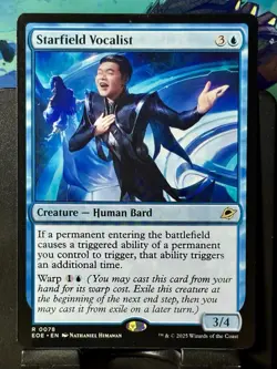 Starfield Vocalist - Reg - MTG - Edge of Eternities - EOE - 0078 - RARE ~ NM - Image 3