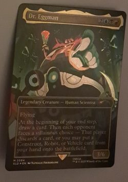 Dr. Eggman FOIL NM/M Secret Lair Sonic MTG Magic the Gathering - Image 1
