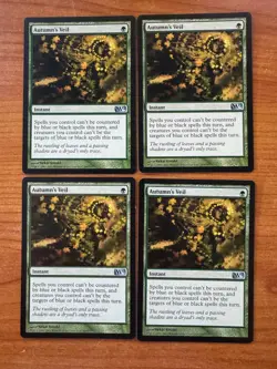 Magic MTG Autumn's Veil x4 M12 Core Set 2012 SP+/NM-! - Image 1