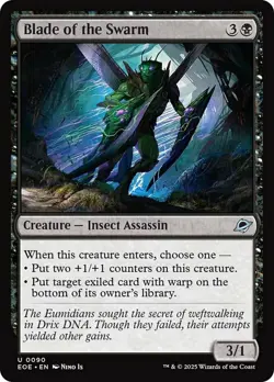 Near Mint, English - 4 x MTG Blade of the Swarm - Foil Edge of Eternities - Image 1