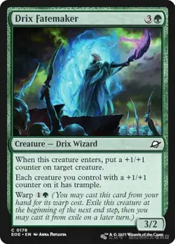 Near Mint, English - 4 x MTG Drix Fatemaker - Foil Edge of Eternities - Image 1