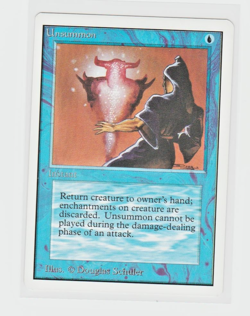 Magic the Gathering ~ MTG ~ 1x Unsummon ~ UNLIMITED ~ M/NM ~ - Image 1