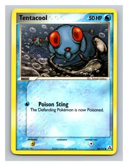 Tentacool #66/92 Legend Maker Pokemon Trading Card TCG Nintendo 2006 - Image 1