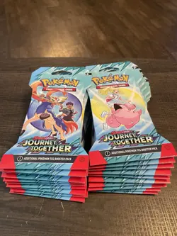 Pokemon TCG Journey Together Sleeved Booster Packs Sealed Lot of 20 - Image 2