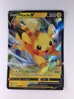 Pikachu V SWSH285 Holo Sword & Shield Promo - Pokemon TCG English MP - Image 1