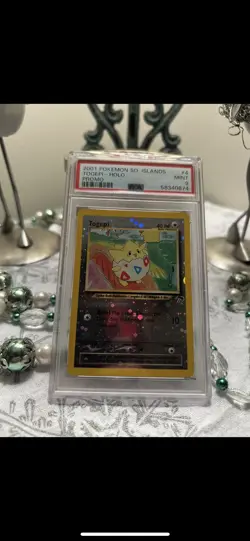 Pokemon Togepi Reverse Holo Promo #4 Southern Islands PSA 9 Mint - Image 1