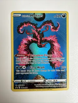Pokemon Galarian Moltres Sword And Shield Black Star Promo SWSH284 - Image 1