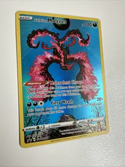 Pokemon Galarian Moltres Sword And Shield Black Star Promo SWSH284 - Image 2