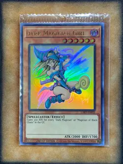 Yugioh Dark Magician Girl LART-EN035 Ultra Rare Lost Art Promo SEALED - Image 1
