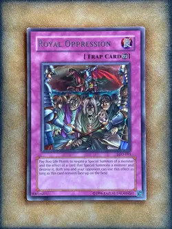 Yugioh Royal Oppression LOD-091 Rare Original Print MP - Image 1