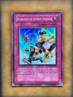 Yugioh Return from the Different Dimension DPKB-EN038 Super Rare 1st Ed NM - Image 1