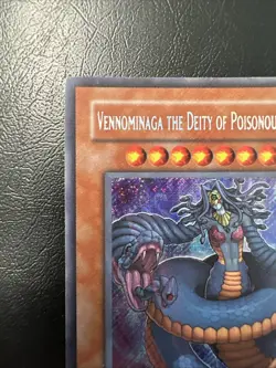 YuGiOh Vennominaga Deity Poisonous Snakes TAEV-EN013 1st Edition Secret Rare NM - Image 2