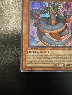 YuGiOh Vennominaga Deity Poisonous Snakes TAEV-EN013 1st Edition Secret Rare NM - Image 4