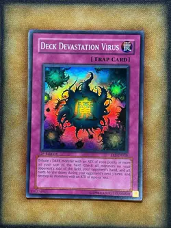 Yugioh Deck Devastation Virus FET-EN058 Super Rare 1st Ed LP - Image 1