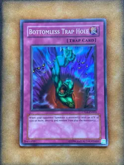 Yugioh Bottomless Trap Hole CP04-EN003 Super Rare NM English - Image 1