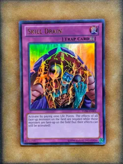 Yugioh Skill Drain TU08-EN001 Ultra Rare NM - Image 1