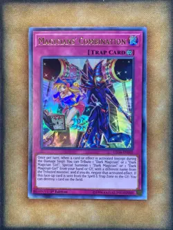 Yugioh Magicians’ Combination LED6-EN005 Ultra Rare 1st Ed NM - Image 1