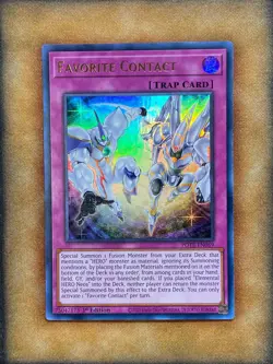 Yugioh Favorite Contact POTE-EN069 Ultra Rare 1st Ed NM - Image 1