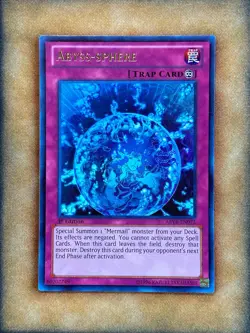 Yugioh Abyss-Sphere ABYR-EN072 Ultra Rare 1st Ed LP - Image 1