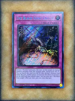 Yugioh The Black Goat Laughs PHNI-EN078 Secret Rare 1st Ed NM - Image 1