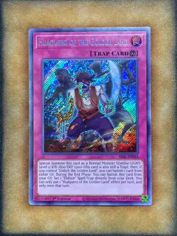 Yugioh Huaquero of the Golden Land SESL-EN033 Secret Rare 1st Ed LP - Image 1