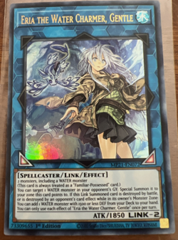 Yugioh Eria the Water Charmer, Gentle MP21-EN072 Ultra Rare 1st Ed NM - Image 1