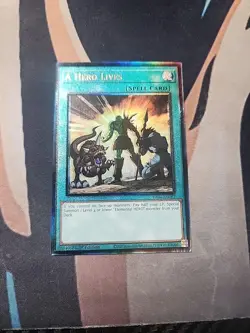 A Hero Lives RA04-EN087 Ultimate Rare 1st Ed NM Yugioh - Image 1