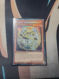 Utopic Onomatopoeia RA04-EN028 Prismatic Collector Rare 1st Ed NM Yugioh - Image 1