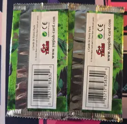 2 YuGiOh Battles of Legend Crystal Revenge 1st Edition Hanging Blister Packs - Image 2