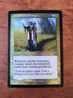 Metastatic Evangel Foil Retro Frame MTG Magic the Gathering Card NM Mint MH3 - Image 1