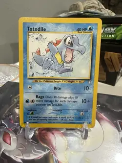 Pokemon TCG Totodile Neo Genesis 80/111 Unlimited Common Card NM Near Mint Wotc - Image 1