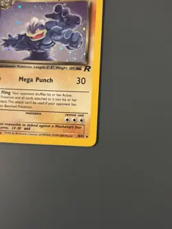 Pokemon TCG 2000 Team Rocket: Dark Machamp 10/82 1st Edition Rare Holo Card LP - Image 5