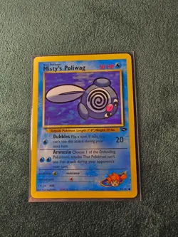Misty's Poliwag Gym Challenge 89/132 WOTC Pokemon Card TCG - Image 1