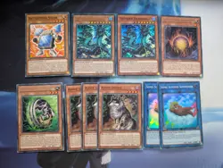 YuGiOh 10 Card Thunder Dragon Deck Core - Image 1