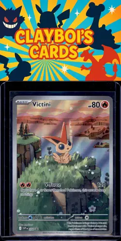 Victini SV: Scarlet & Violet Promo Cards Pokemon 208 Illustration Rare NM+ - Image 1