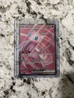 Pokemon Mew EX Scarlet and Violet 151 Card 193/165 Ultra Rare Full Art SV Holo - Image 1