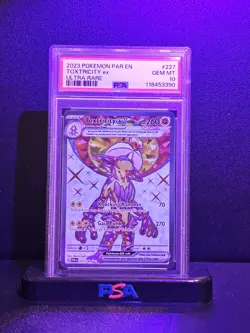 PSA 10 GEM MINT Toxtricity ex 227/182 Paradox Rift UR Holo Pokemon Card 💎 - Image 3