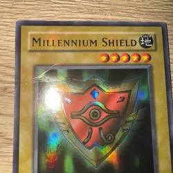 Millennium Shield MP1-001 Ultra Rare McDonalds Promo Yugioh Card Heavy Play - Image 2