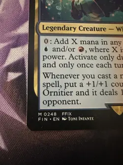 Magic: The Gathering Vivi Ornitier Card - Legendary Creature Wizard 248 Regular - Image 2