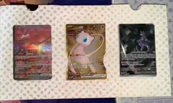 Pokemon 151 Mew & Mewtwo UPC 3 Card Promo Set Factory Sealed - Image 1