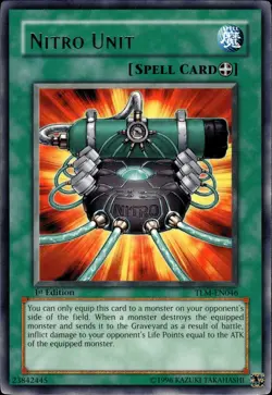 Nitro Unit - Rare 1st Edition TLM-EN046 - LP - YuGiOh - Image 1