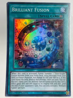 Yugioh - Brilliant Fusion - Super Rare - MP16-EN082 - 1st Edition LP - Image 1