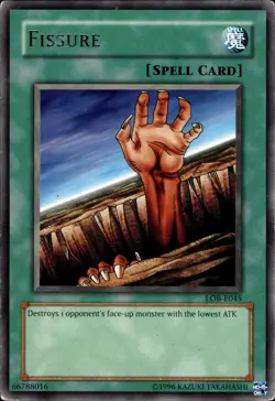 Fissure - Rare LOB-E045 - HP - YuGiOh - Image 1