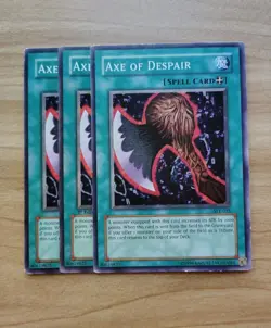 Yu-Gi-Oh - Axe Of Despair 3X - Full Playset - Image 1