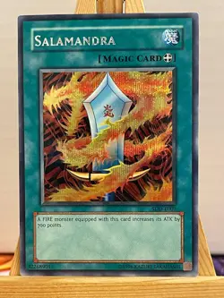 Salamandra SDD-E003 Secret Rare Englisch EX YUGIOH - Image 1