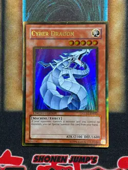 Yugioh Cyber Dragon GLD1-EN022 Gold Rare Limited Edition MP - Image 1