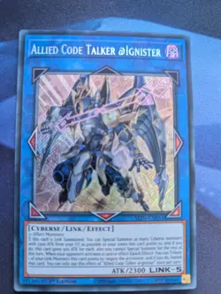 YuGiOh! Allied Code Talker @Ignister ALIN-EN051 Secret Rare 1st Ed - Image 1