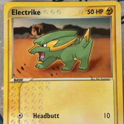 Electrike 52/109 Non Holo EX Ruby & Sapphire Pokemon Card 2003 NM - Image 2