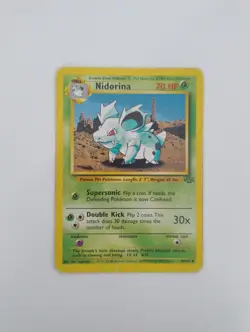 Pokemon Card: Nidorina 40/64 - Jungle Set - Uncommon (MP) - Image 1